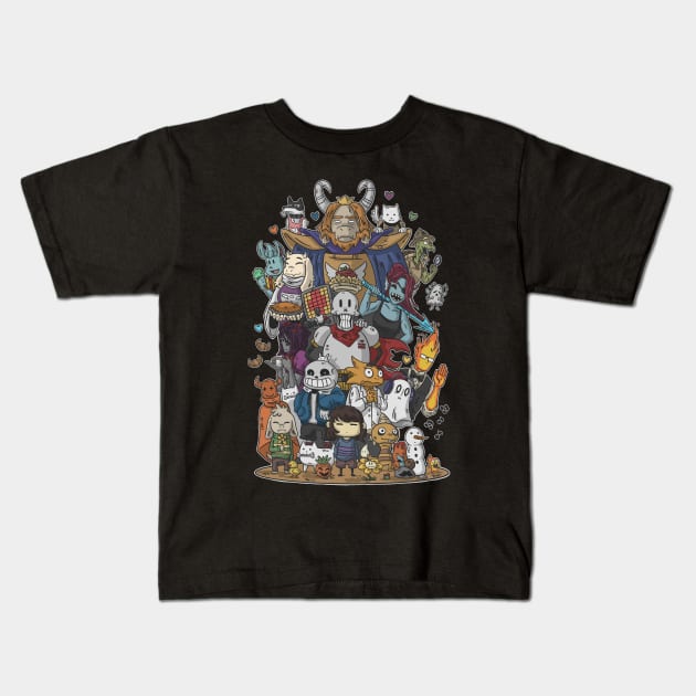 Underparty Kids T-Shirt by JailbreakArts